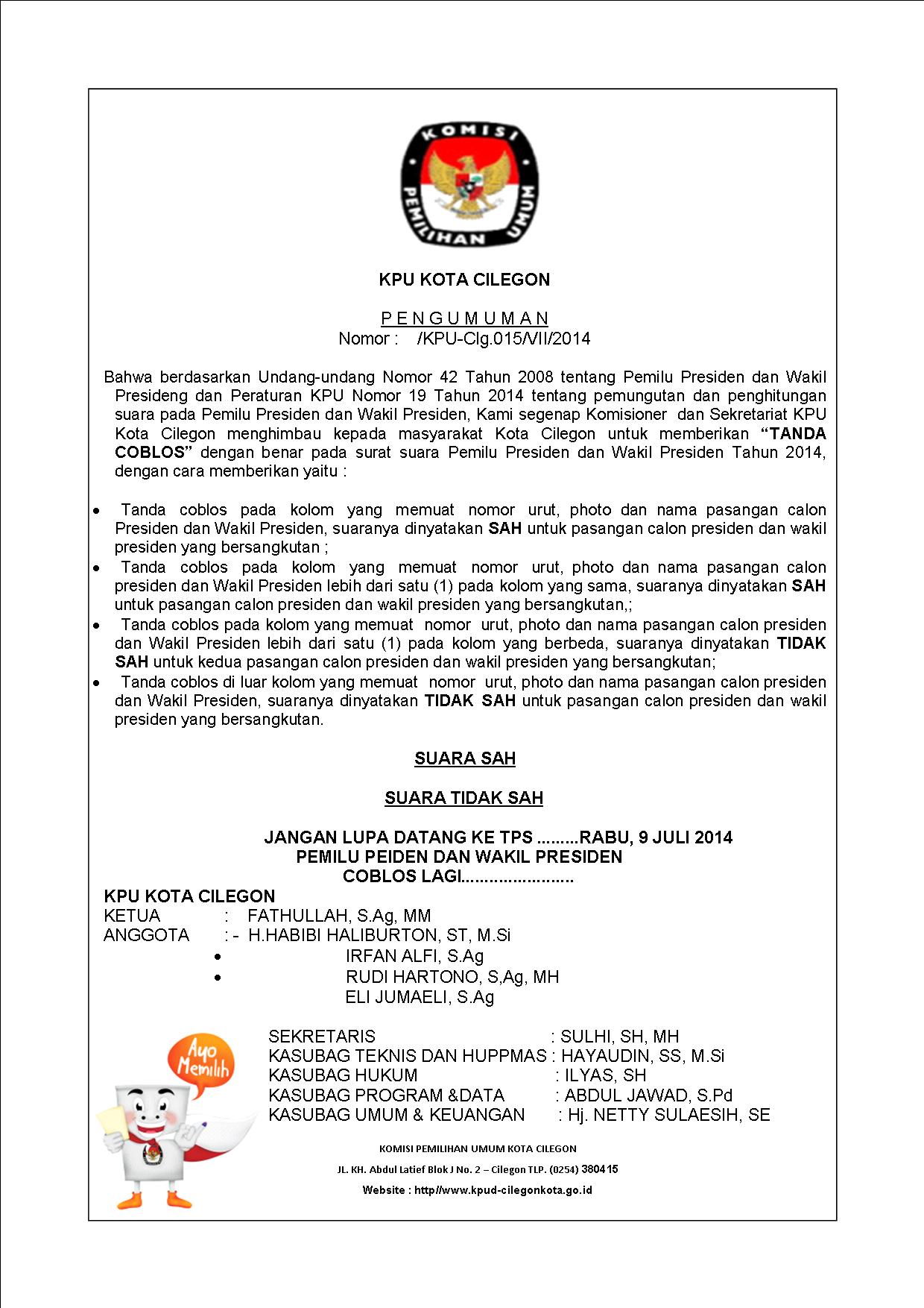 iklan sosialisasi capres 2014