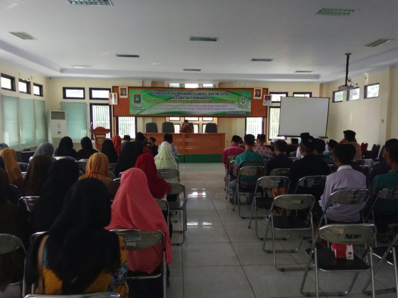 Suasana Seleksi Tilawatil Quran Yang Digelar Di Aula Kantor Kecamatan Purwakarta, Kota Cilegon. (Foto, Ist)