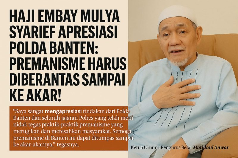 Haji Embay, Polda Banten, premanisme di Banten