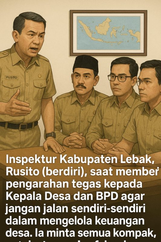 Kades dan BPD Lebak bersinergi jalankan pemerintahan desa - Inspektur Lebak Rusito
