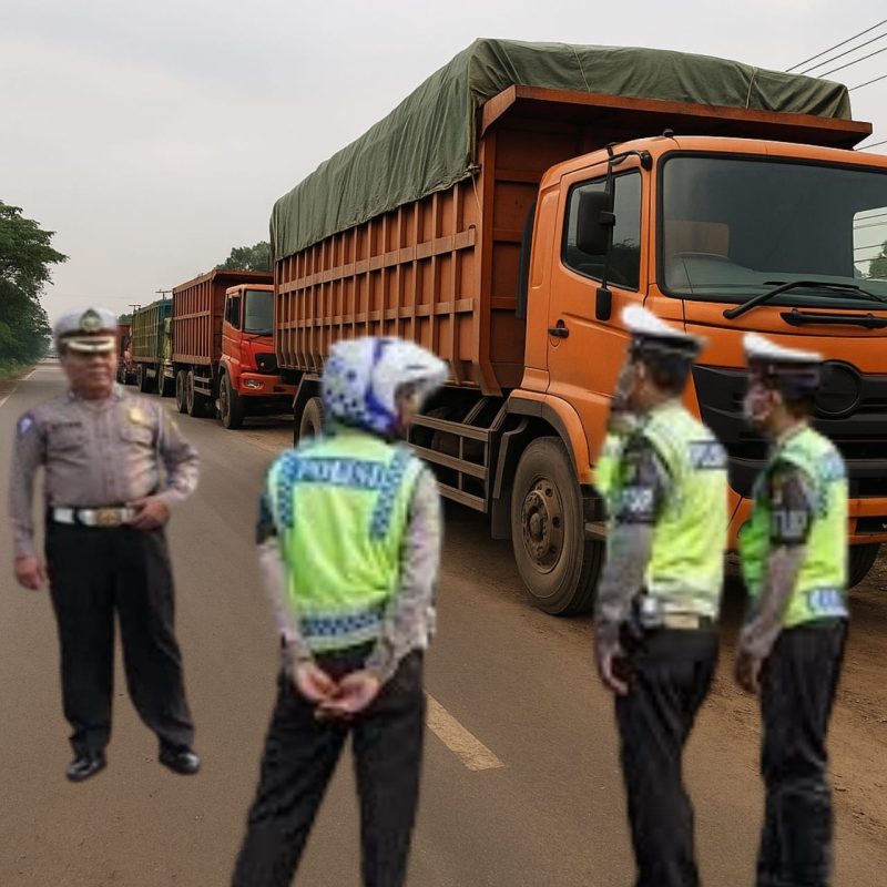 Larangan parkir kendaraan besar, jalur Citeras-Cikande, laka lantas, tanggapan netizen