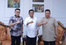 Gubernur Banten Andra Soni dalam pencanangan Koperasi Desa Merah Putih