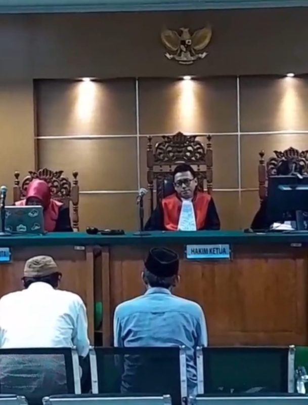Majelis Hakim Pengadilan Tipikor Serang bacakan vonis kasus korupsi sapi bantuan Kementan