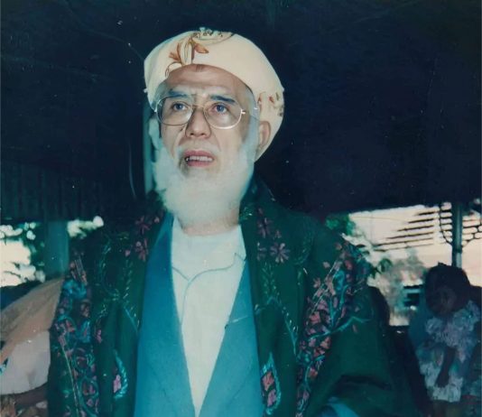 Abuya Dimyathi Banten sedang mengajar santri