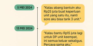 Alur Janji Manis Pembelian Mobil oleh Kemal kepada Taufik Hidayat"
