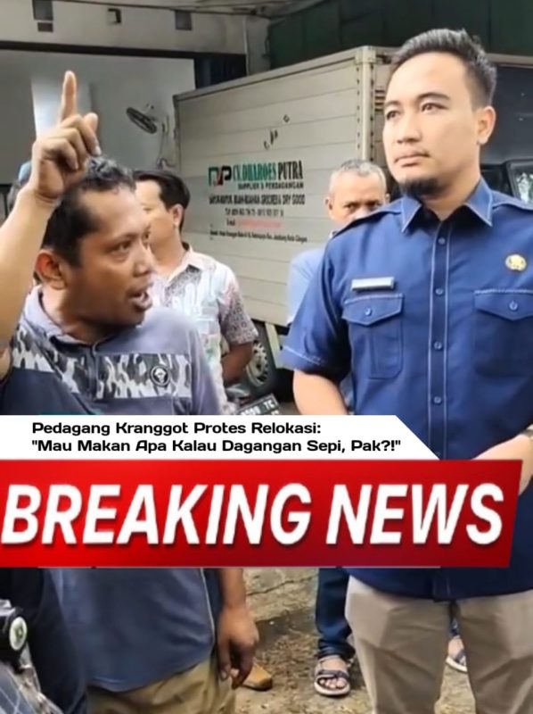 Pedagang Kranggot Menolak Relokasi Saat Didatangi Walikota Robinsar dan Aziz Setia Ade