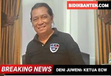 Ketua CEW H. Deni Juweni menyampaikan keprihatinan soal minimnya SMAN dan SMKN di Kota Cilegon