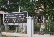 Gedung OPD Disdukcapil Kabupaten Serang yang belum siap digunakan