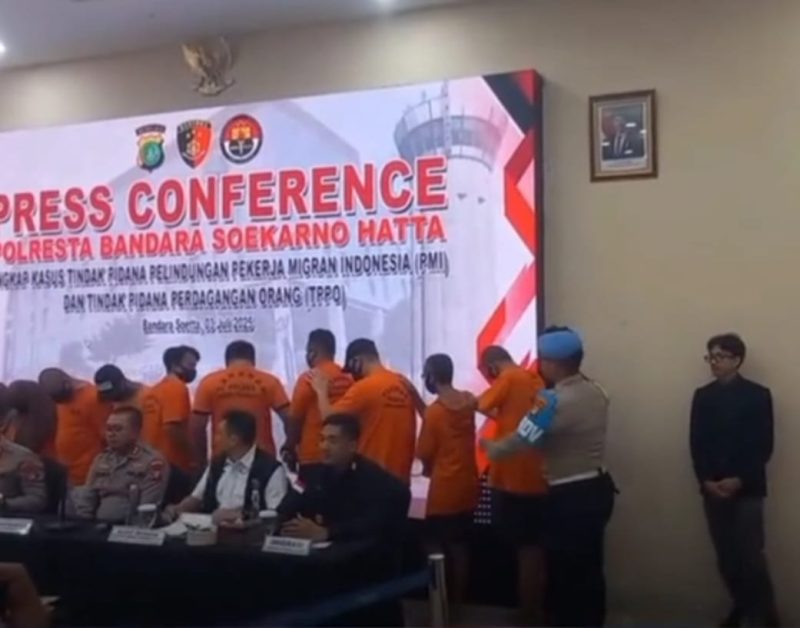 Polisi amankan 11 tersangka kasus perdagangan orang di Bandara Soekarno-Hatta