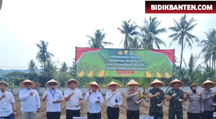 Polres Cilegon dan DKPP Bergerak Dukung Program Ketahanan Pangan Nasional