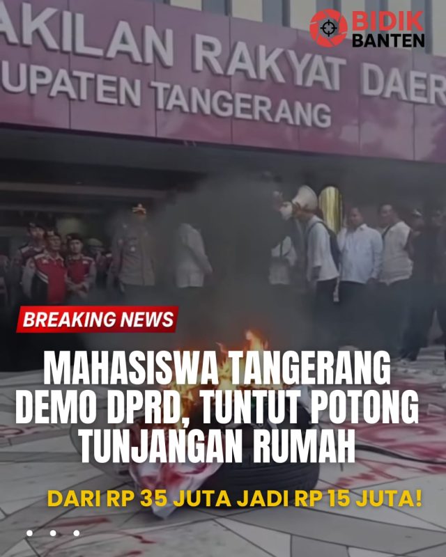 Mahasiswa Tangerang Demo DPRD, Tuntut Potong Tunjangan Rumah dari Rp35 Juta Jadi Rp15 Juta 1 IMG 20250905 WA0021