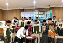 Di Tengah Distraksi Digital, Pemuda dan Remaja Masjid Agung Al-A’raaf Lebak Resmi Dilantik