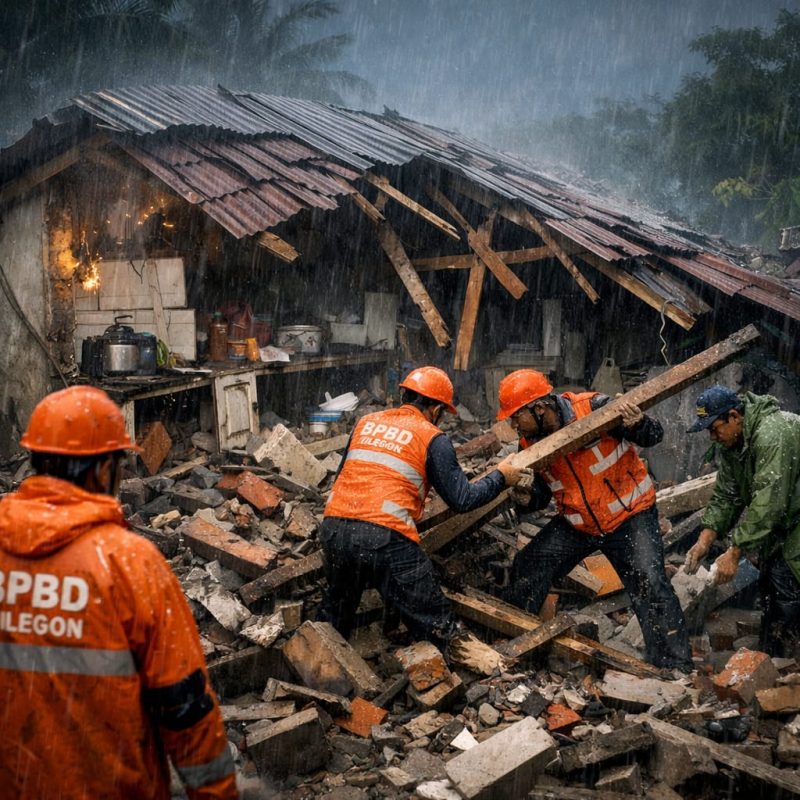 Dini Hari Mencekam di Ciwandan, Rumah Warga Roboh Diterjang Hujan 1 IMG 20260125 WA0005