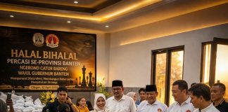 Ngerond Bareng Wagub Banten! Halal Bihalal Percasi Cilegon Jadi Ajang Adu Strategi dan Pererat Silaturahmi