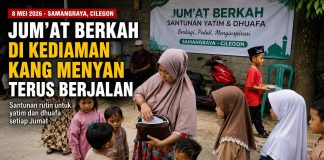 Jum’at Berkah di Kediaman Kang Menyan Kembali Digelar, Warga Samangraya Rasakan Manfaatnya