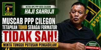 Ketua PPP Cilegon Haji Sahruji Sebut Muscab Penunjukan Tohir Ilegal: Tunggu Putusan Pengadilan!