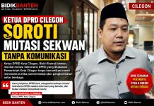 Ketua DPRD Cilegon Soroti Mutasi Sekwan Tanpa Komunikasi, Singgung Etika Pemerintahan