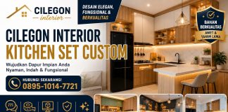 Cilegon Interior Hadirkan Kitchen Set Custom Berkualitas, Gratis Desain 3D dan Survey