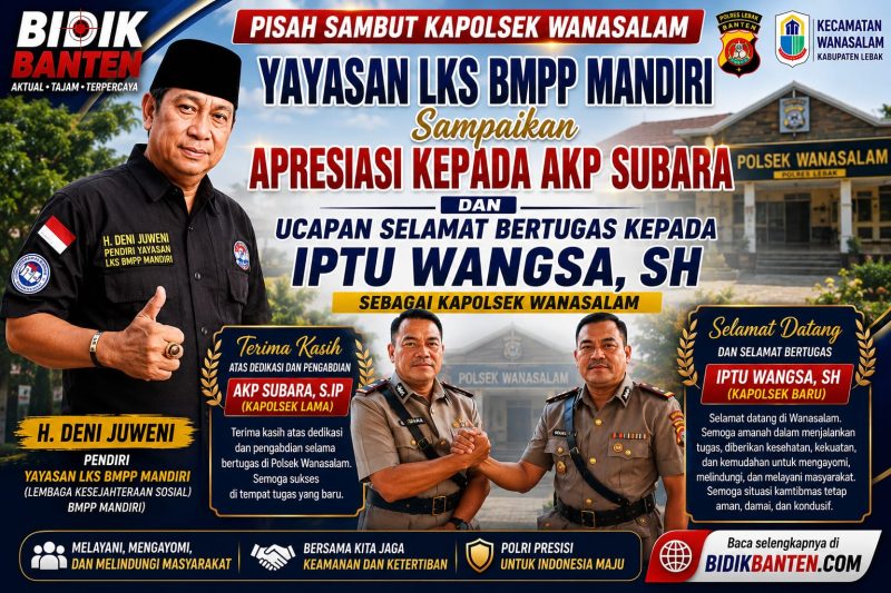 Yayasan LKS BMPP Mandiri Sampaikan Apresiasi kepada AKP Subara, Ucapkan Selamat Bertugas kepada IPTU Wangsa sebagai Kapolsek Wanasalam 1 IMG 20260711 WA0039