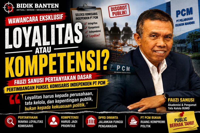 Loyalitas atau Kompetensi? Fauzi Sanusi Pertanyakan Dasar Pertimbangan Pansel Komisaris Independen PT PCM 1 IMG 20260721 WA0016