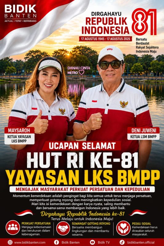 LSM BMPP dan LKS Mandiri Ucapkan HUT RI ke-81, Ajak Masyarakat Jaga Persatuan dan Semangat Gotong Royong 1 IMG 20260817 WA0022