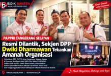 PAPPRI Tangsel Resmi Dilantik, Sekjen DPP Dwiki Dharmawan Tekankan Amanah Organisasi