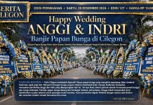 Pernikahan Anggi & Indri di Cilegon Banjir Ucapan Papan Bunga, Dari Pejabat Hingga Ormas