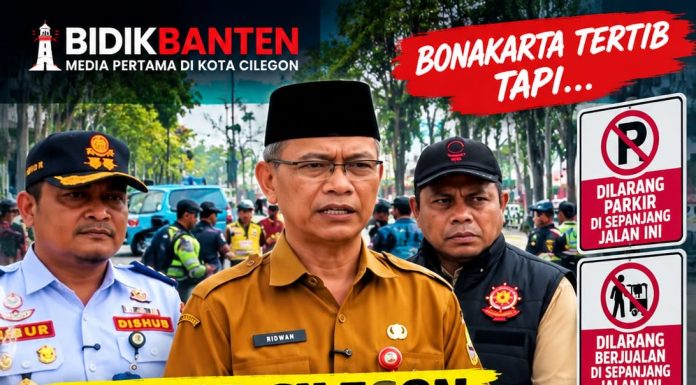 Pemkot Cilegon Tertibkan Parkir Liar Bonakarta, Warganet Singgung JLS dan Taman Layak Anak