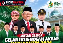MWCNU Cilegon Gelar Istighosah Akbar Hari Santri, Hadirkan Wapres ke-13 KH Ma’ruf Amin