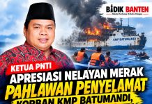 Ketua PNTI Apresiasi Nelayan Merak, Desak Transparansi Kebakaran KMP Batumandi